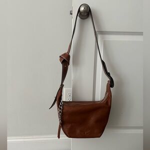 Zadig & Voltaire Le Cecilia Leather Bag Tawny Brown